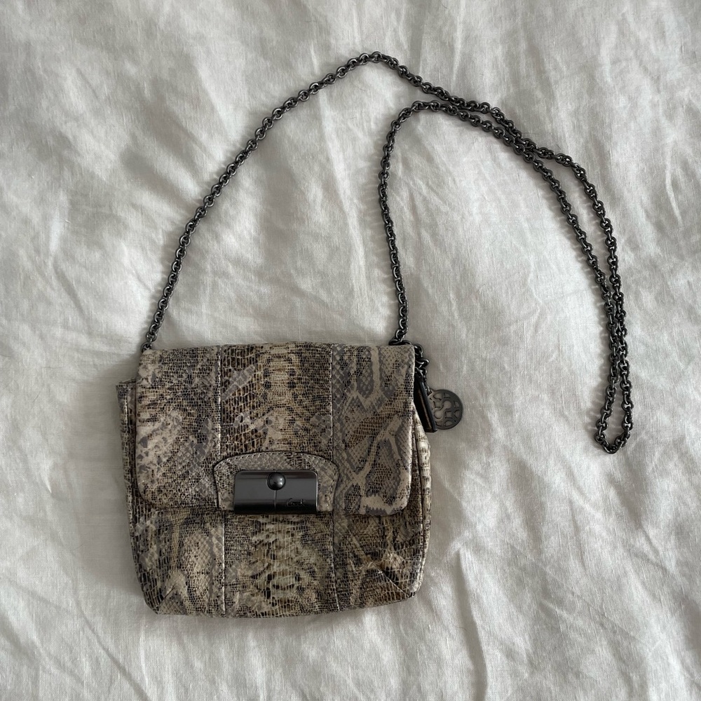 Coach Snakeskin Crossbody Bag